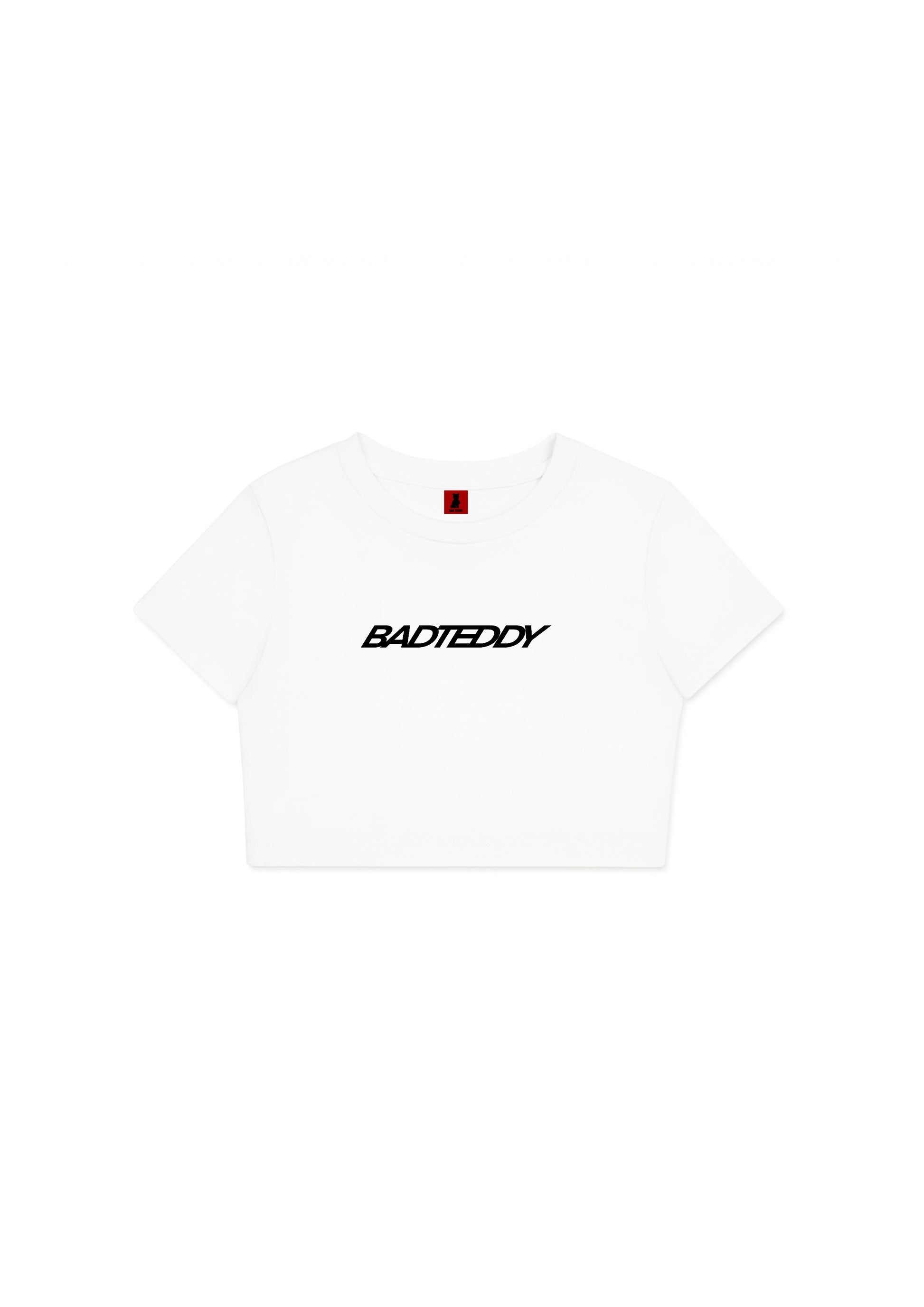 BADTEDDY CROP TOP WHITE